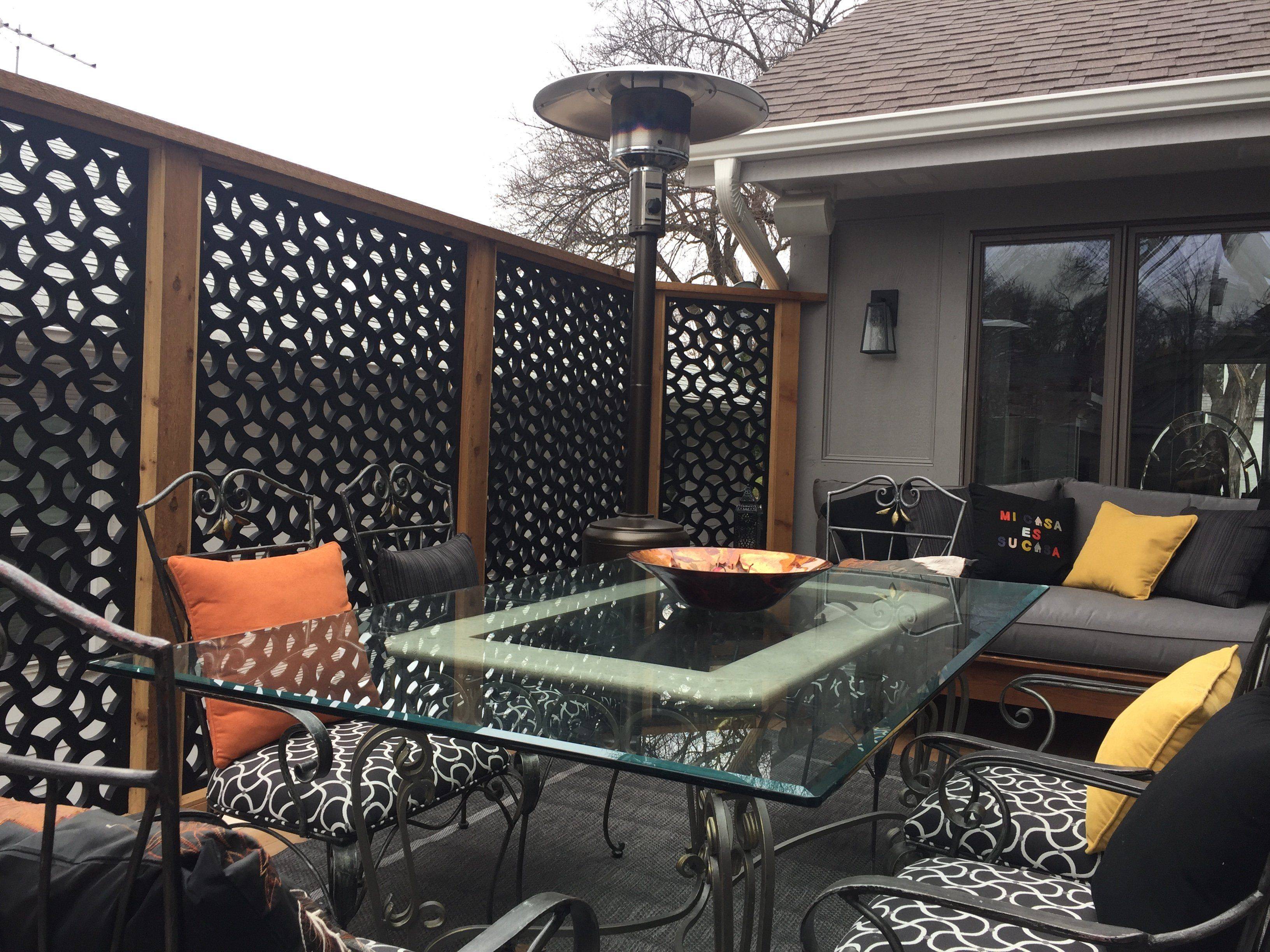 Project Gallery Outdoor Decorative Privacy Screens