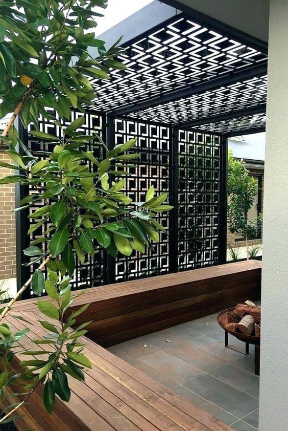 Backyard Privacy Screen