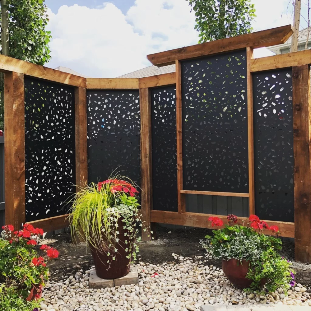 Metal Privacy Screen Fence