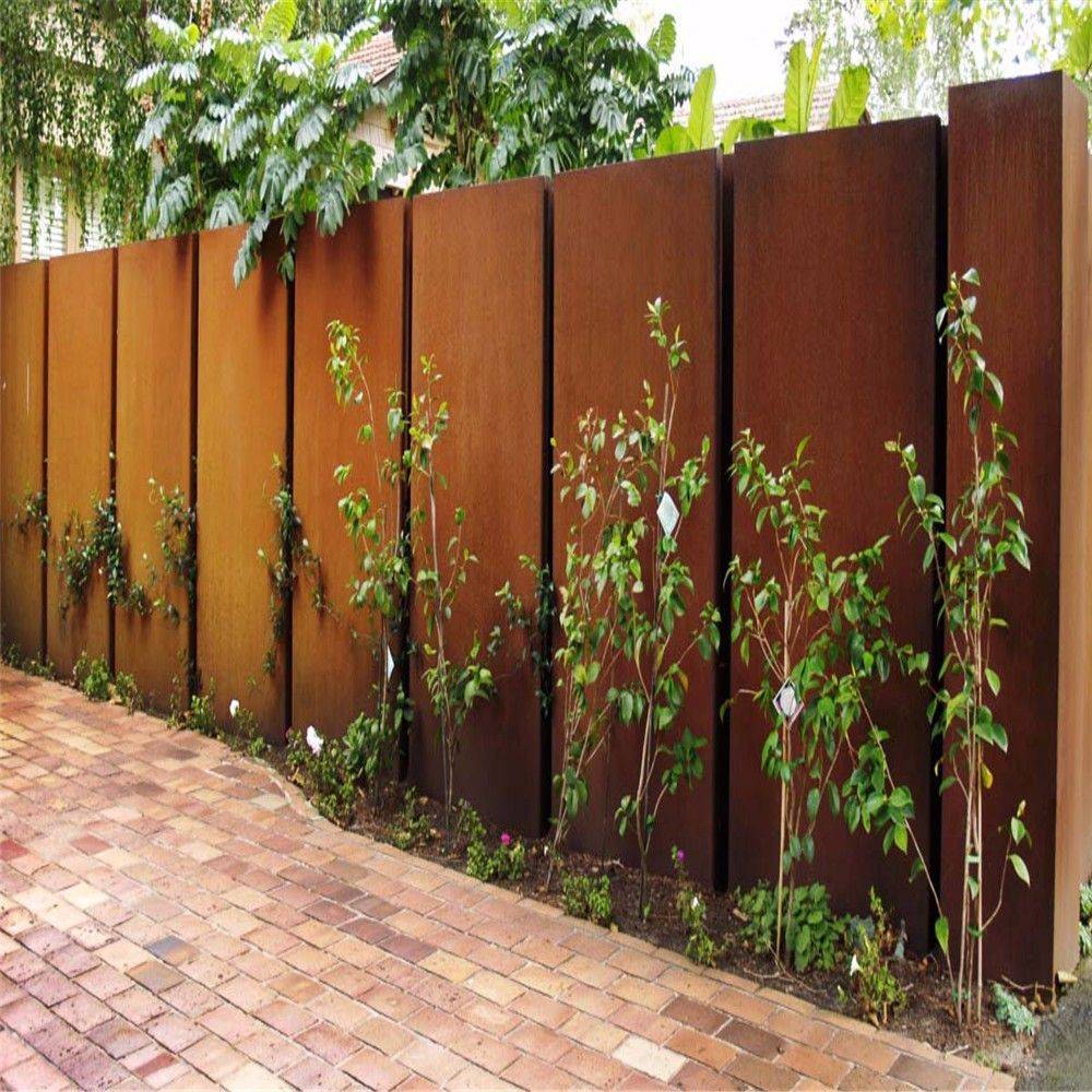 Burst Corten Steel Metal Fretwork Panel