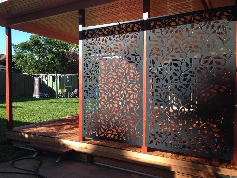 Decorative Corten Steel Garden Screens