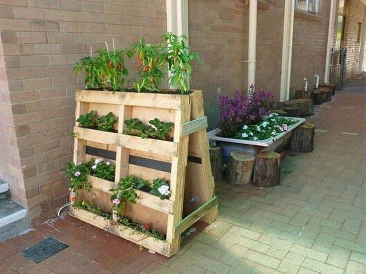 Pallet Herb Garden Herb Garden Pallet