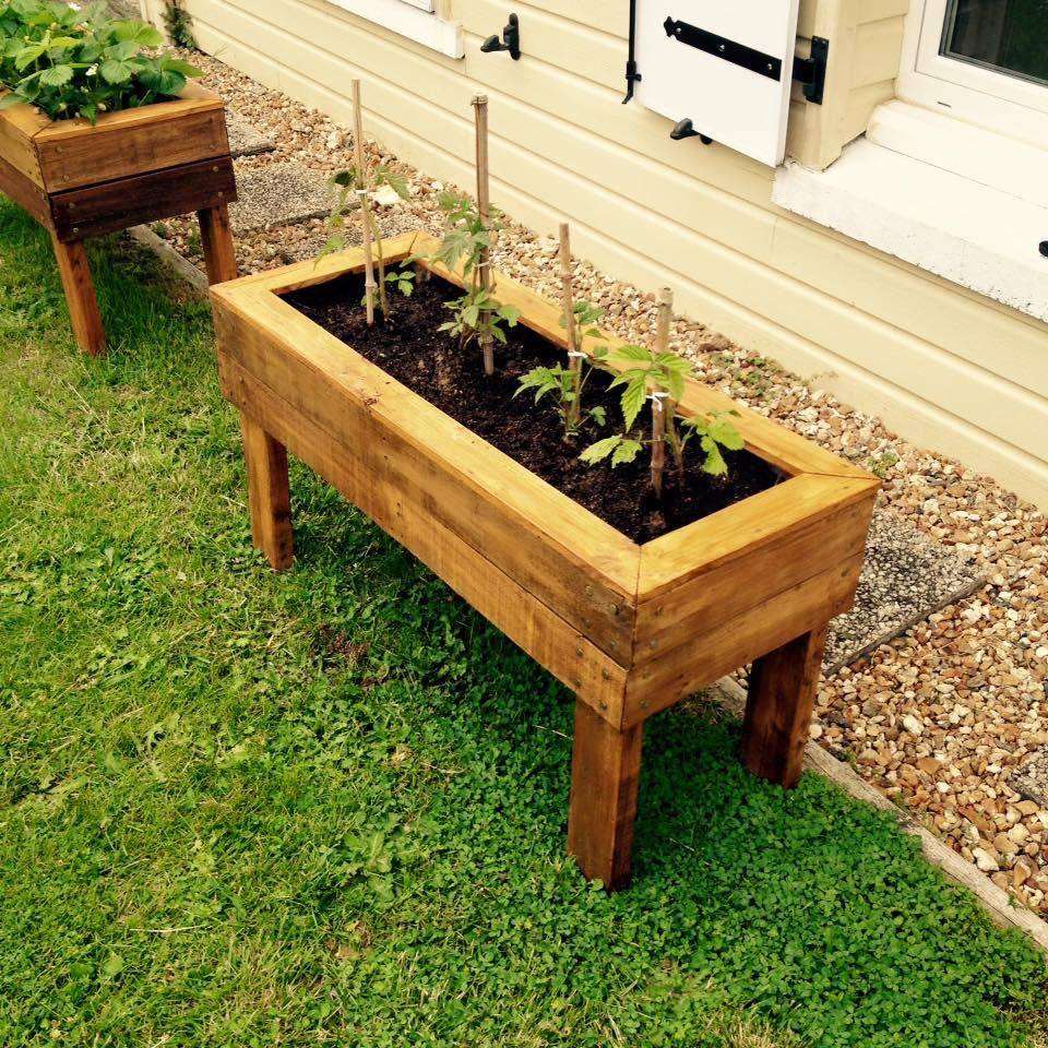 Flower Planter Box Diy Garden