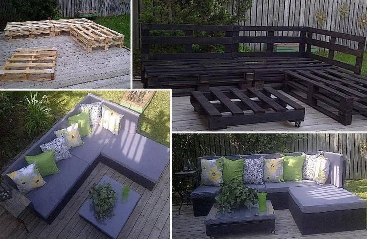 Balcony Pallet Seating