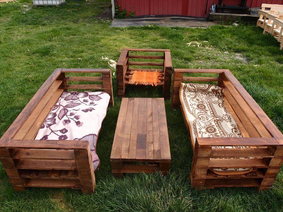 Pallet Garden Seating Furniture Pallet Furniture Plans