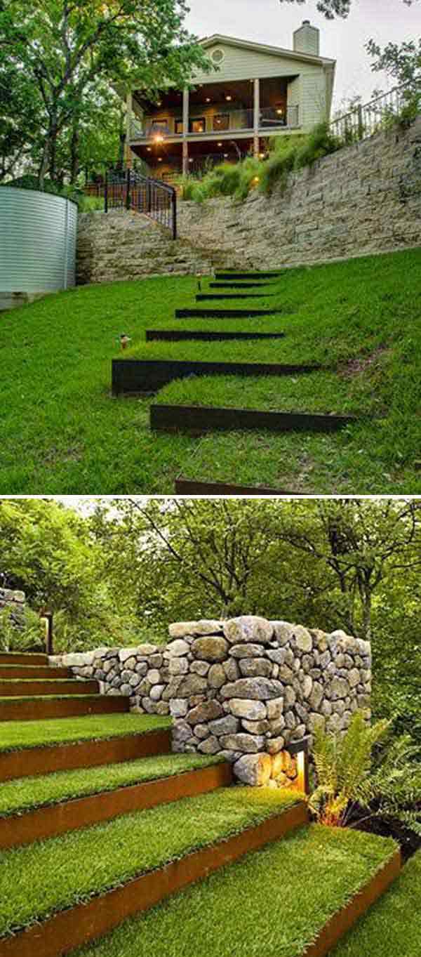 A Garden Stairs Design