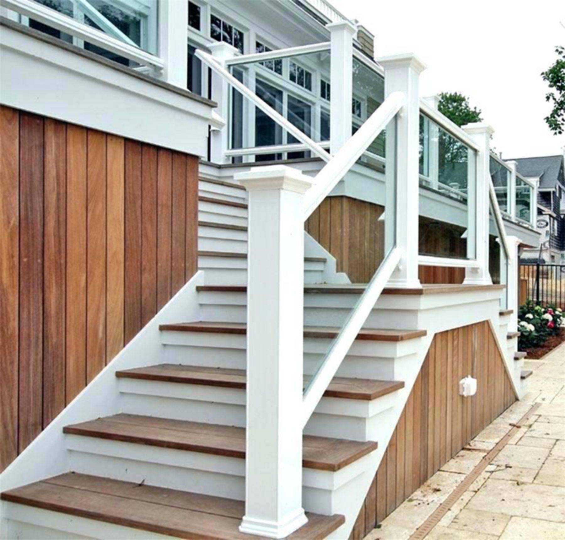 Outdoor Wooden Staircase Staircase Outdoor