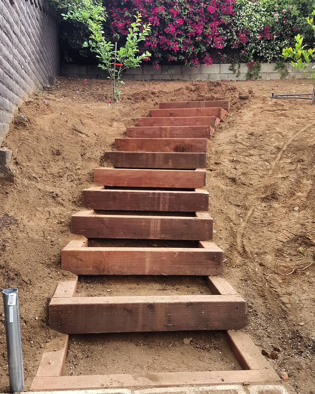 The Backyard Garden Stairs