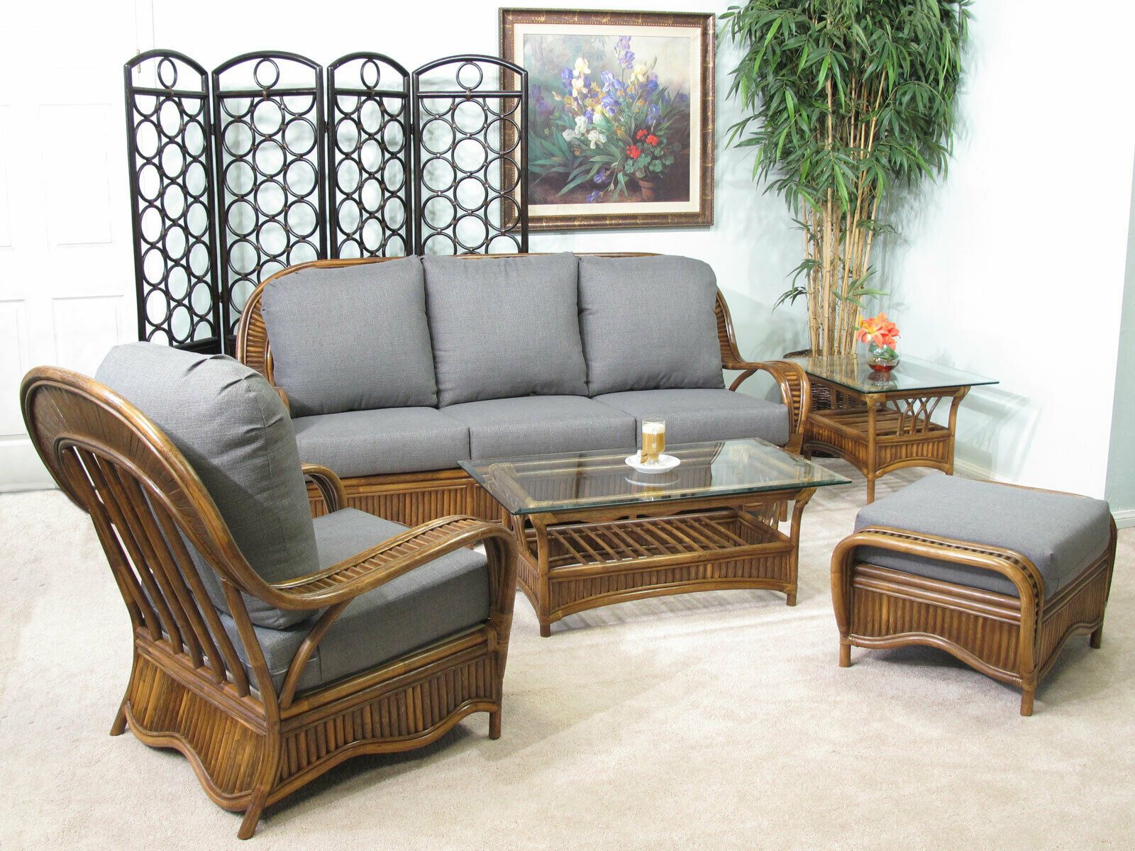 Sol Outdoor Scribner Seater Rattan Corner Sofa Set