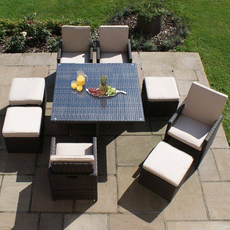 Round Table Garden Patio Furniture