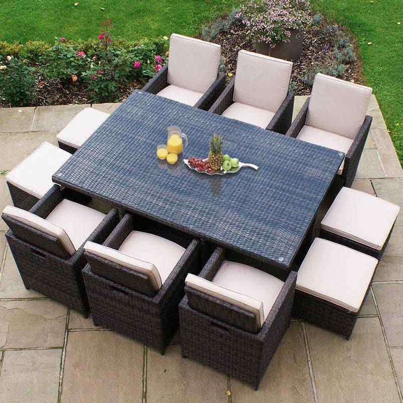 Maze Rattan Victoria High Back Seat Grey Sofa Set