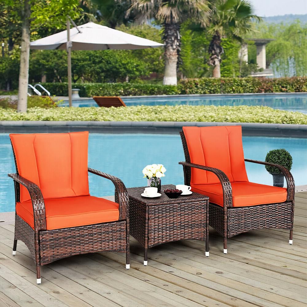 Pe Rattan Wicker Sofa Set Outdoor Patio Furniture Set