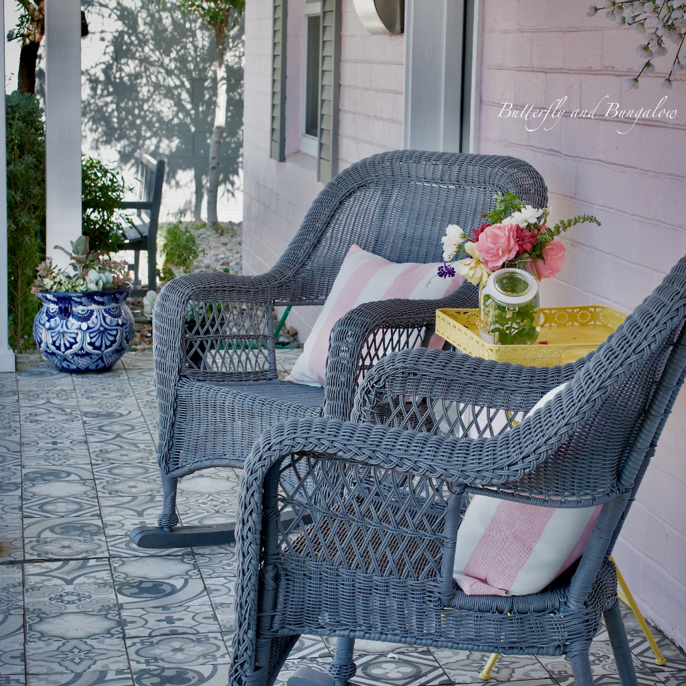 Brown Wicker Patio Furniture Decor Ideas