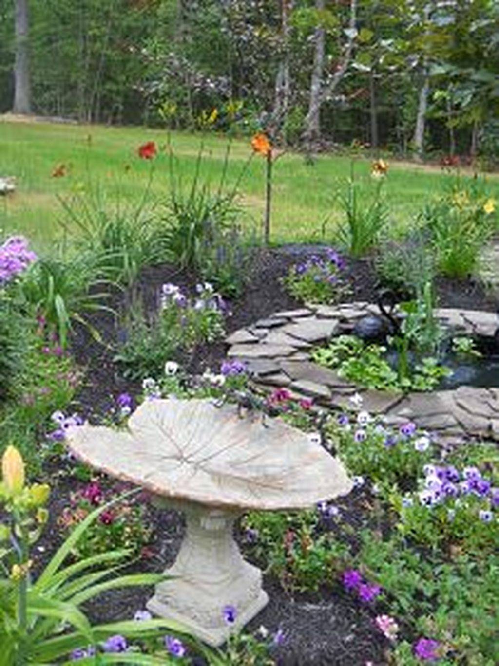 Bird Bath Garden Rustic Latest