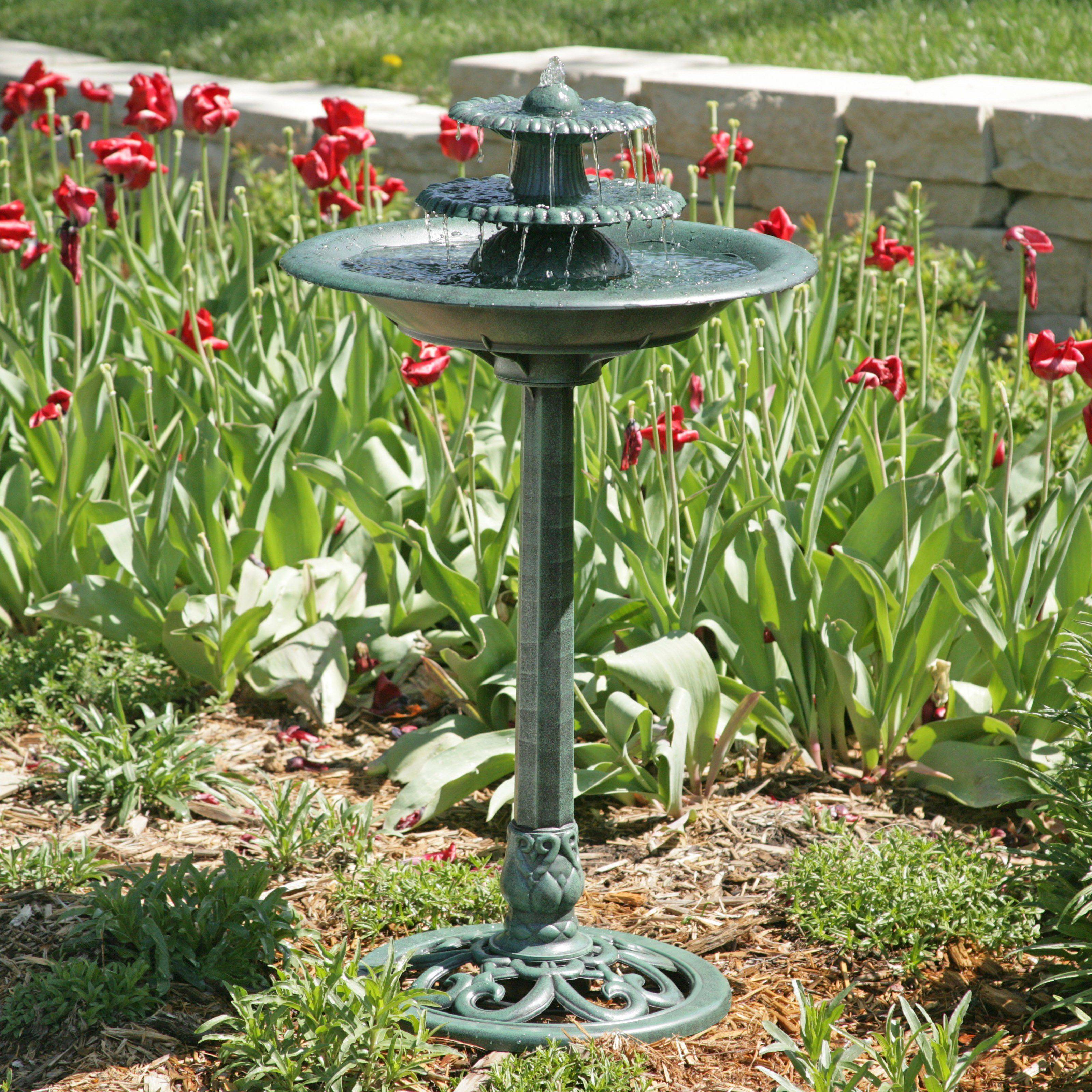 Alpine Bird Bath Fountain