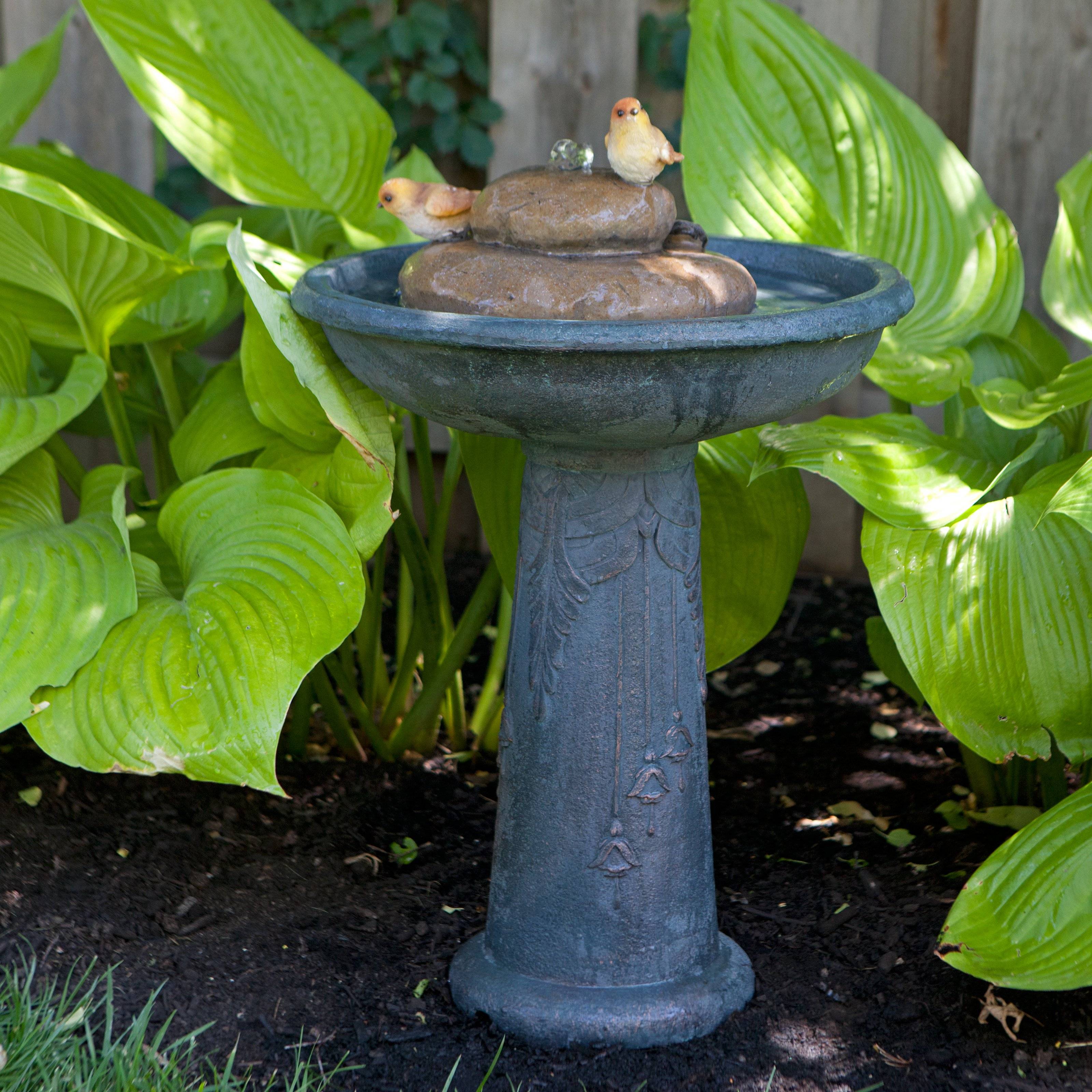 18 Garden Bird Baths and Fountains Ideas You Gonna Love SharonSable