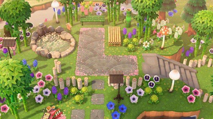 Animal Crossing Bamboo Garden Ideas Twitter