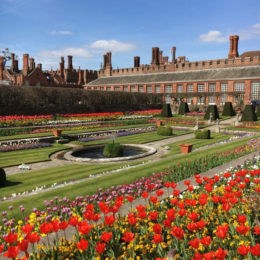 The Stunning Hampton Court Palace Gardens Sequins