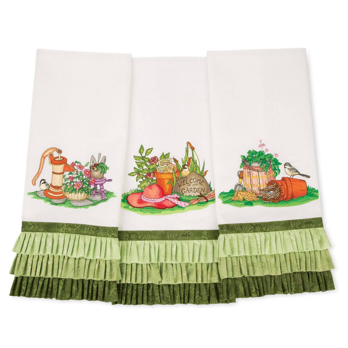 A Vintage Embroidered Garden