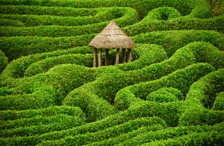 Mindboggling Hedge Maze Garden Labyrinth Designs