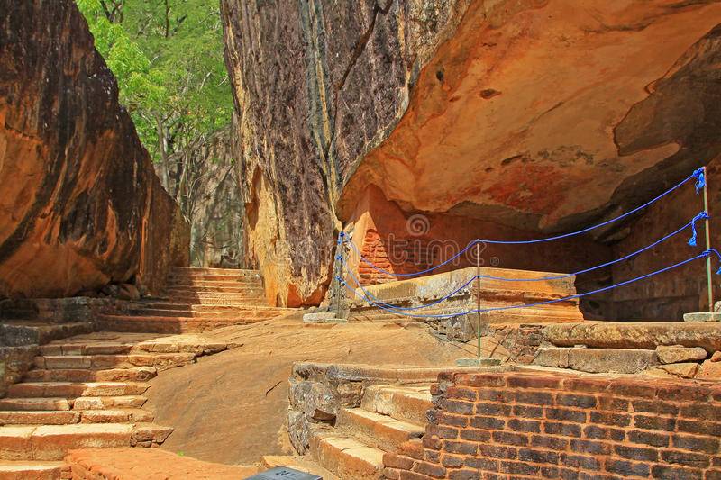 Sigiriya Boulder Garden Sri Lanka Stock Image Image