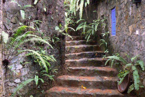 Sigiriya Boulder Garden Sri Lanka Unesco World Heritage Stock Image