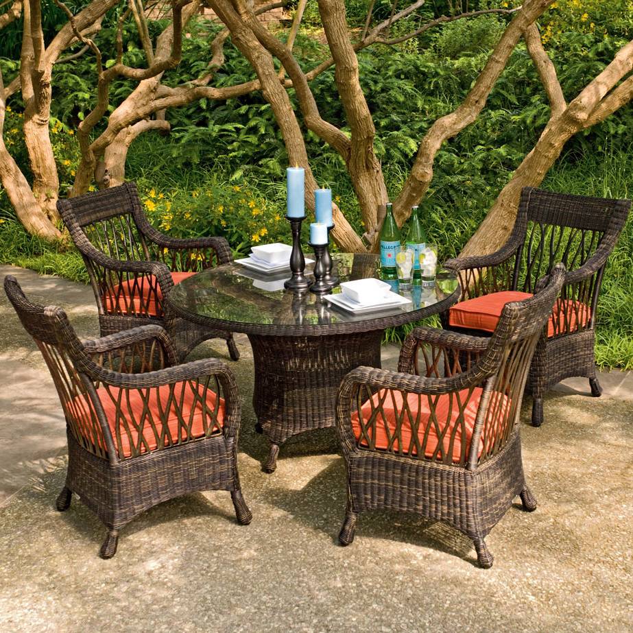 Bradley Outdoor Piece Acacia Wood Dining Set