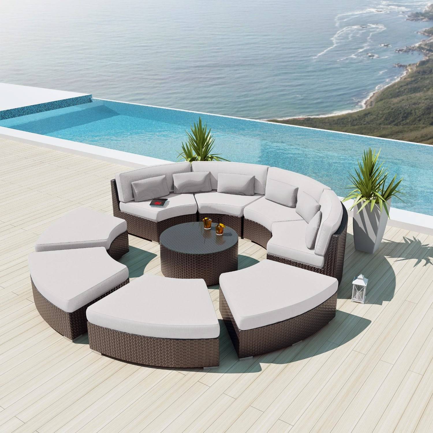 Trade Assurance Outdoor Furniture Rattan Garden Sofa