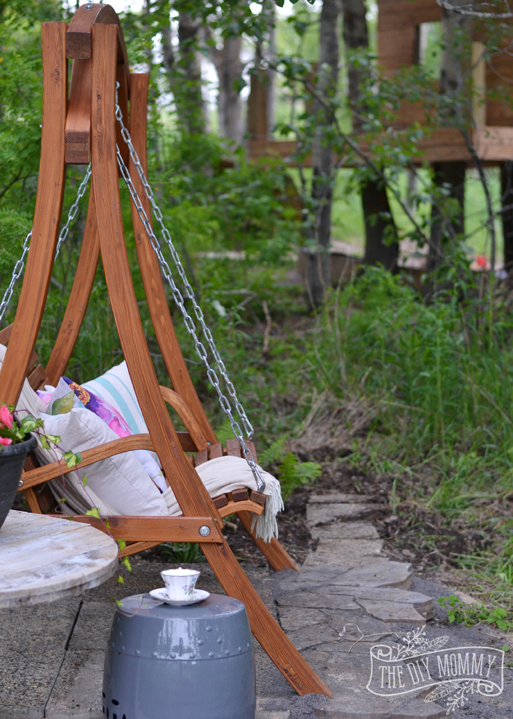 A Secret Garden Swing Retreat