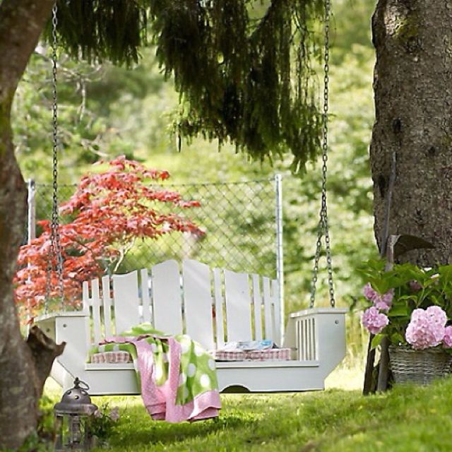 A Secret Garden Swing Retreat