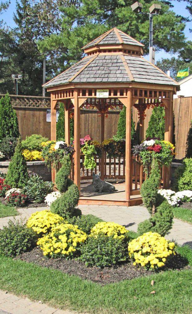 Homemade Wooden Gazebo