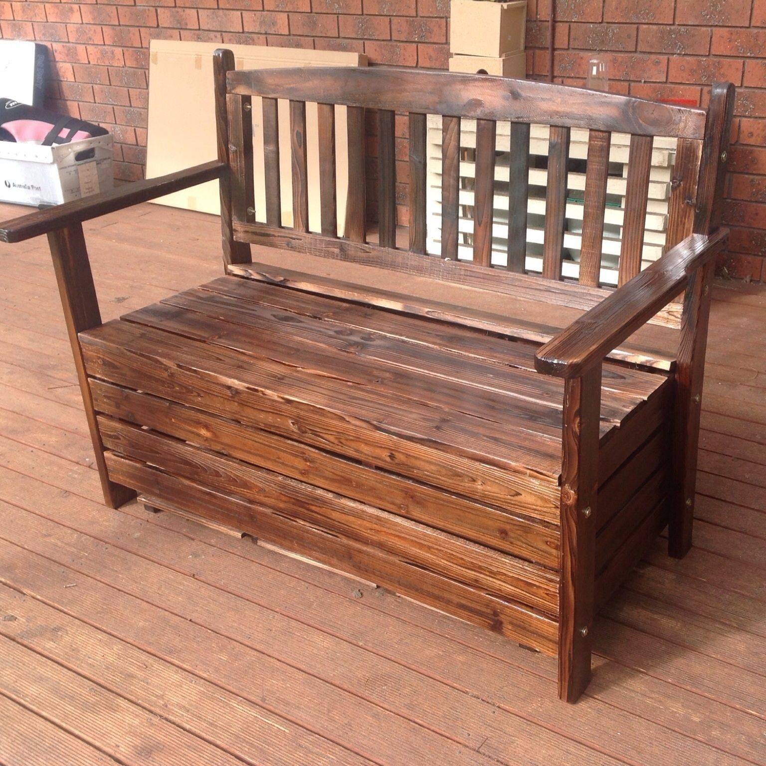 Breakwater Bay Sabbattus Outdoor Wood Storage Bench