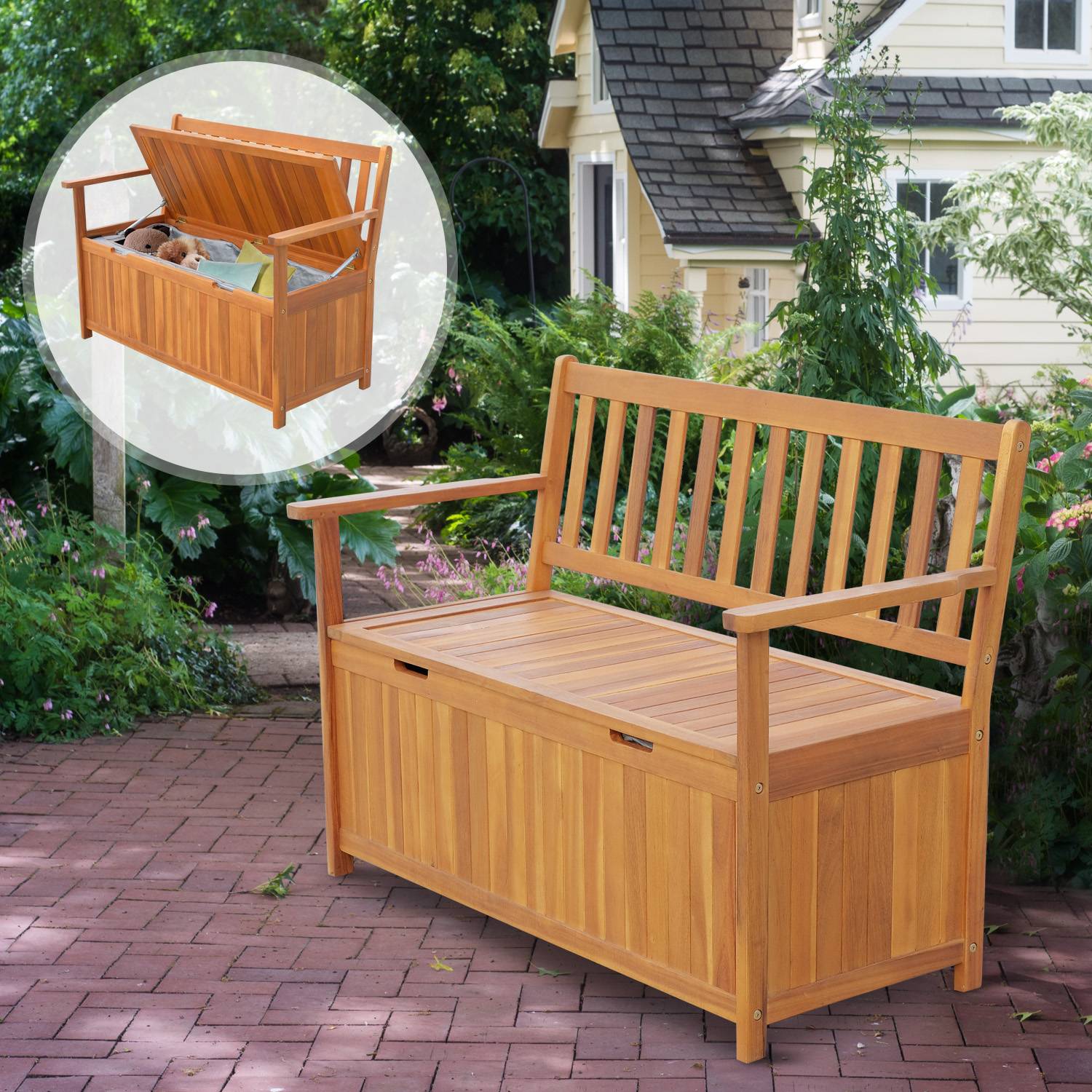 Outdoor Waterproof Storage Bench Ideas