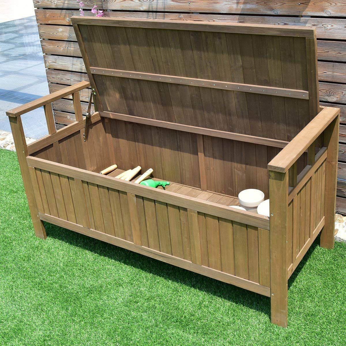 Outdoor Waterproof Storage Bench Ideas