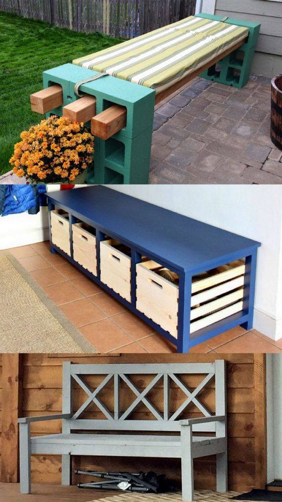 Outdoor Waterproof Storage Bench Ideas