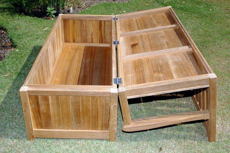 Outdoor Waterproof Storage Bench Ideas