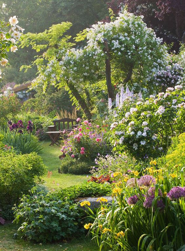 A Romantic English Garden Sanctuary Home Decor