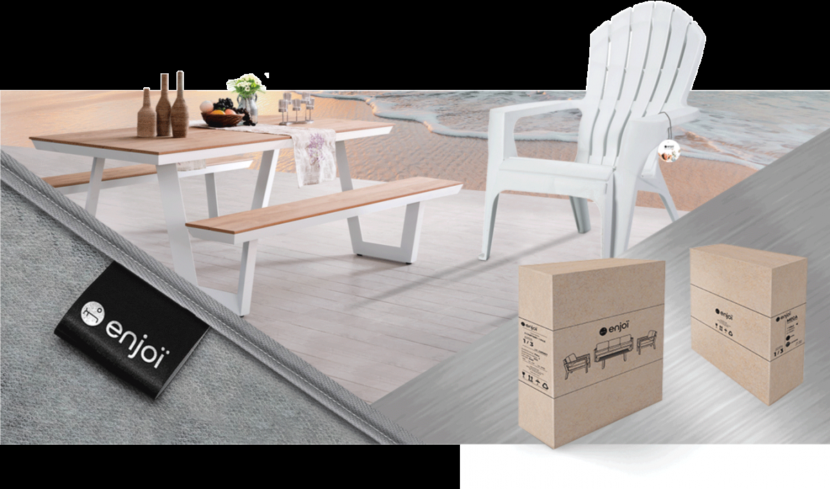 Enjoi Euclidian Outdoor Sectional Set Outdoor Furniture Outdoor
