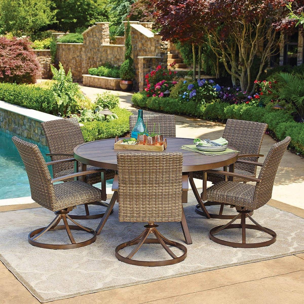 Grey Wicker Frame
