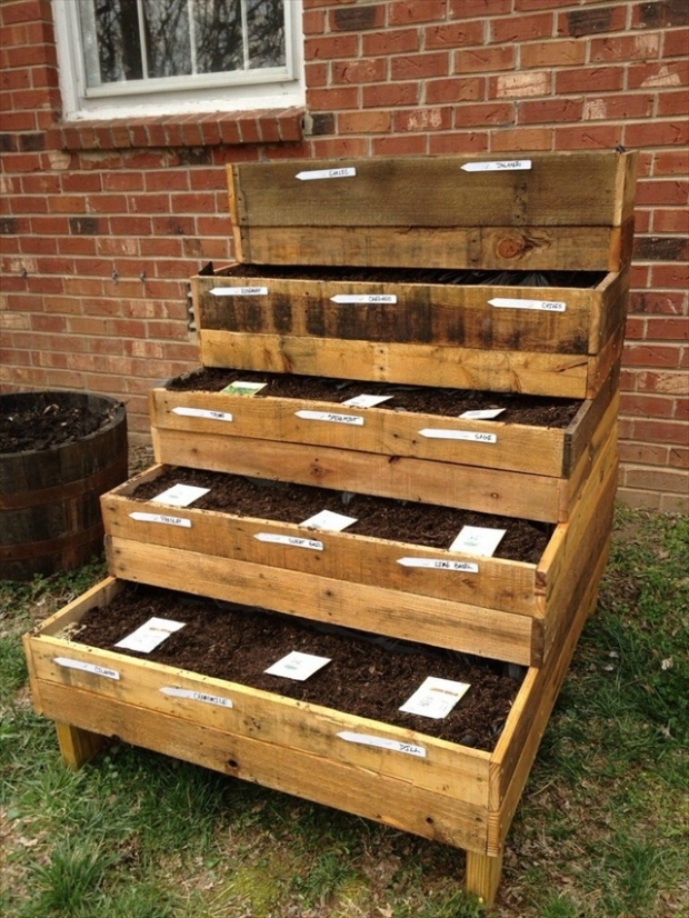 Mini Pallet Garden Pallets