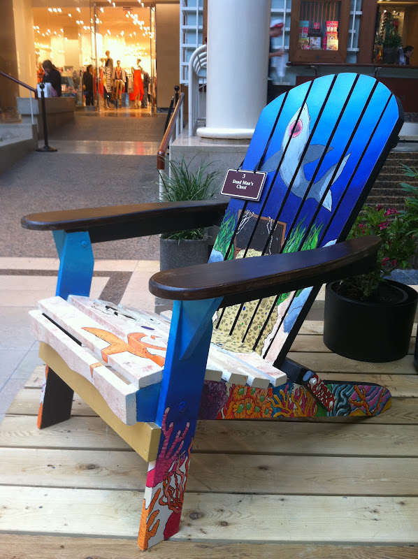 My Painstakingly Painted Garden Furniture