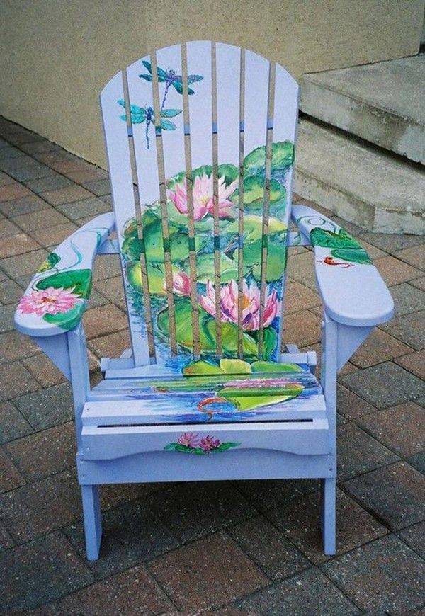 Sweet On You Hand Painted Garden Chairs