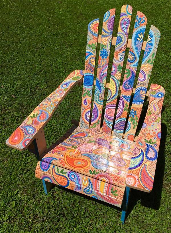 Sweet On You Hand Painted Garden Chairs
