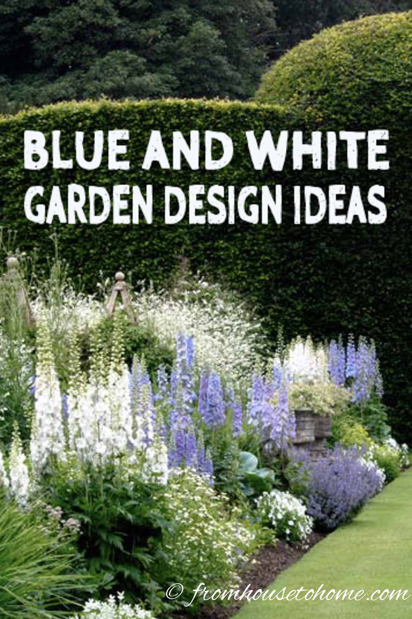 Blue White Garden Design Ideas Gardening