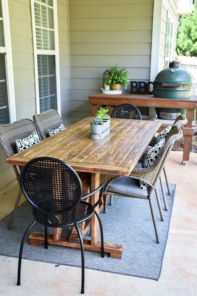 Brilliant Diy Outdoor Dining Table Ideas