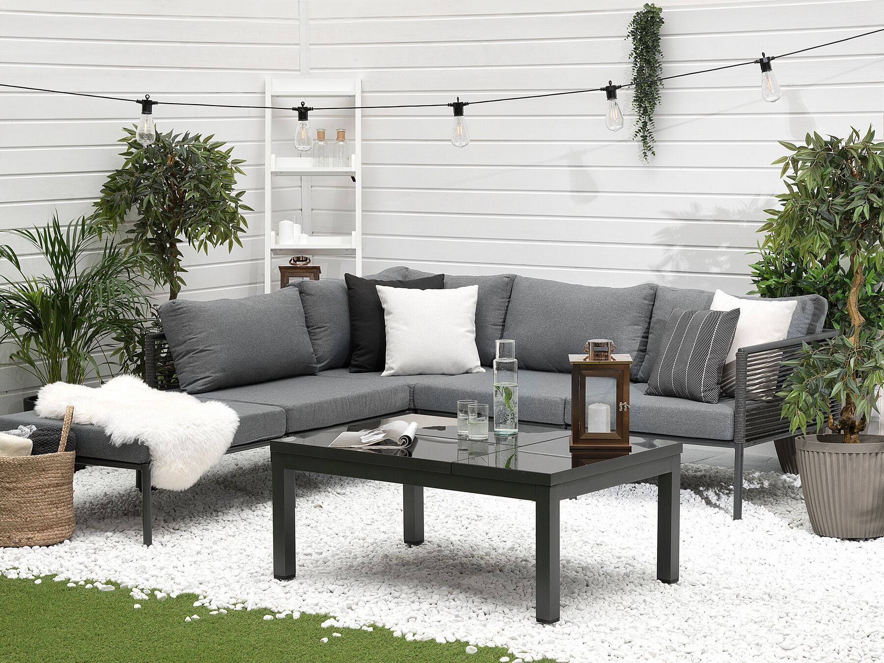 Grey Resin Wicker Patio Furniture Fence Ideas Site