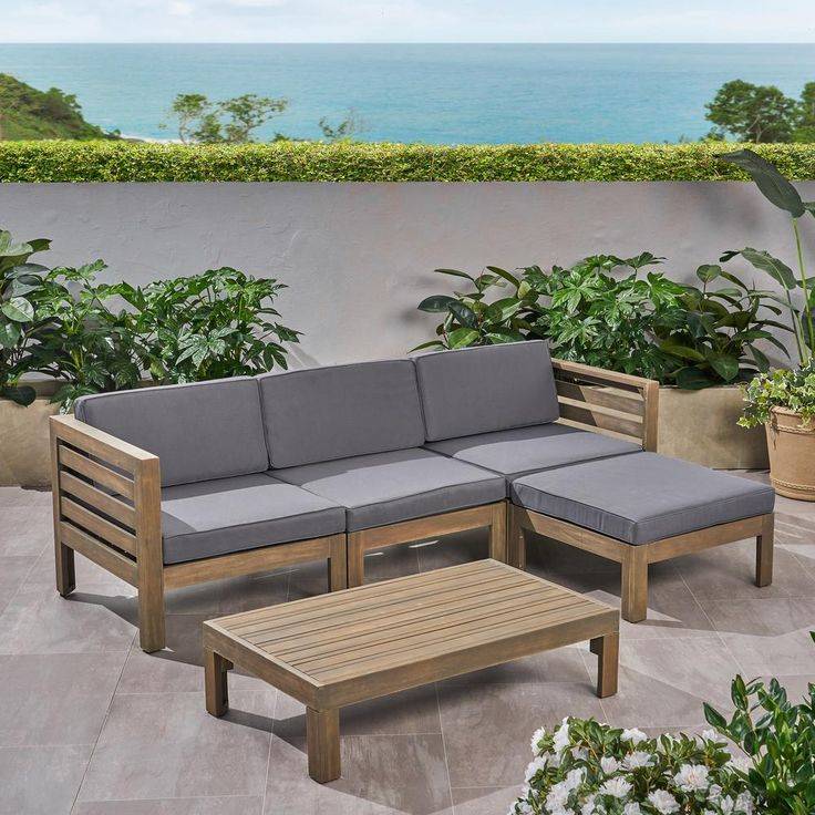 Piece Wicker Outdoor Sectional Set