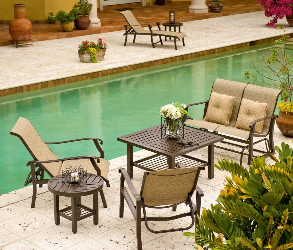 Cast Aluminum Sectional Patio Furniture Sectional Patio Furniture