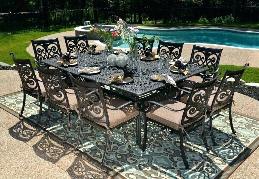 Vintage Cast Aluminum White Outdoor Patio Set