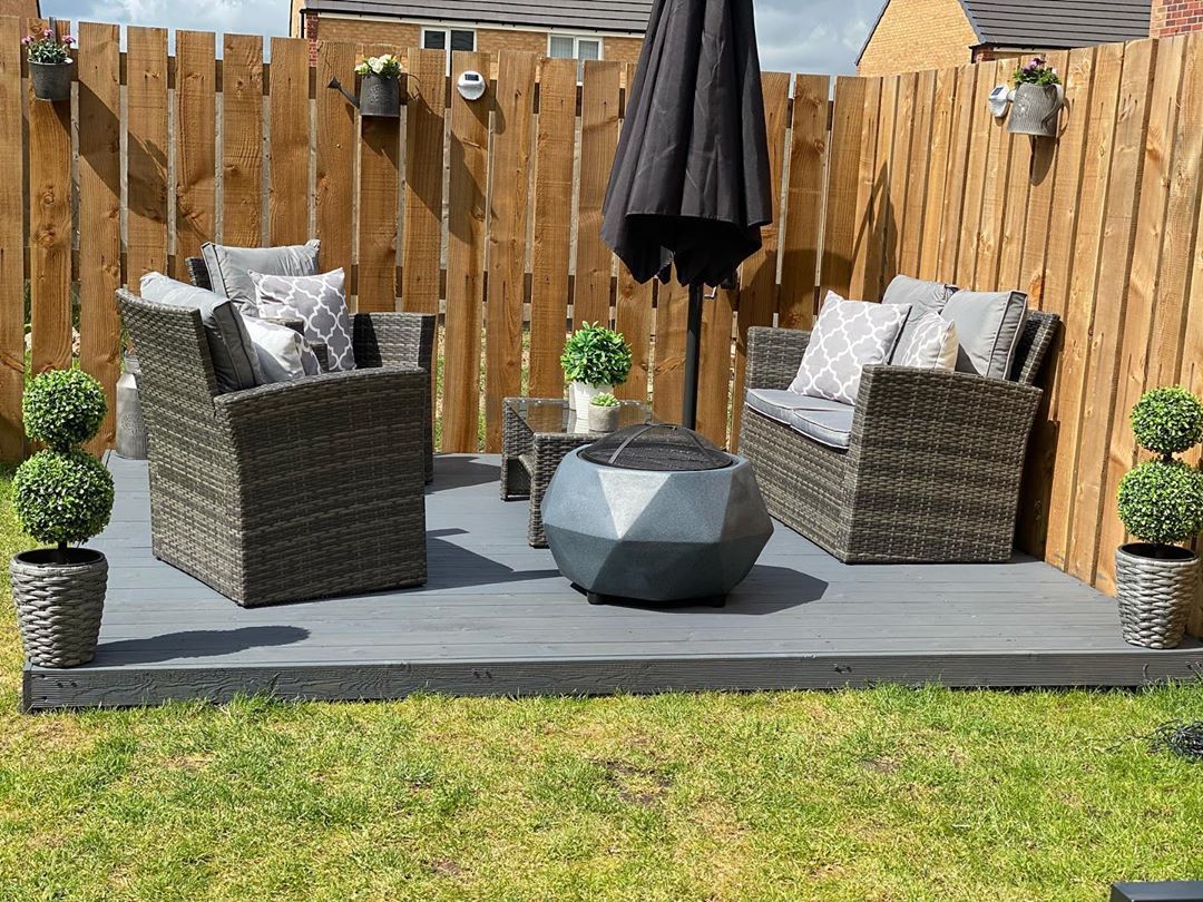 Modular Rattan Corner Garden Furniture Set